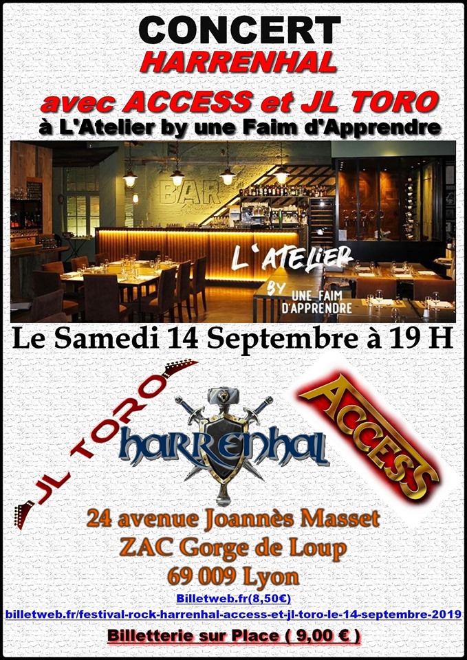 JL TORO Concert L'atelier by une faim d'apprendre à Lyon le 14 septembre 2019
